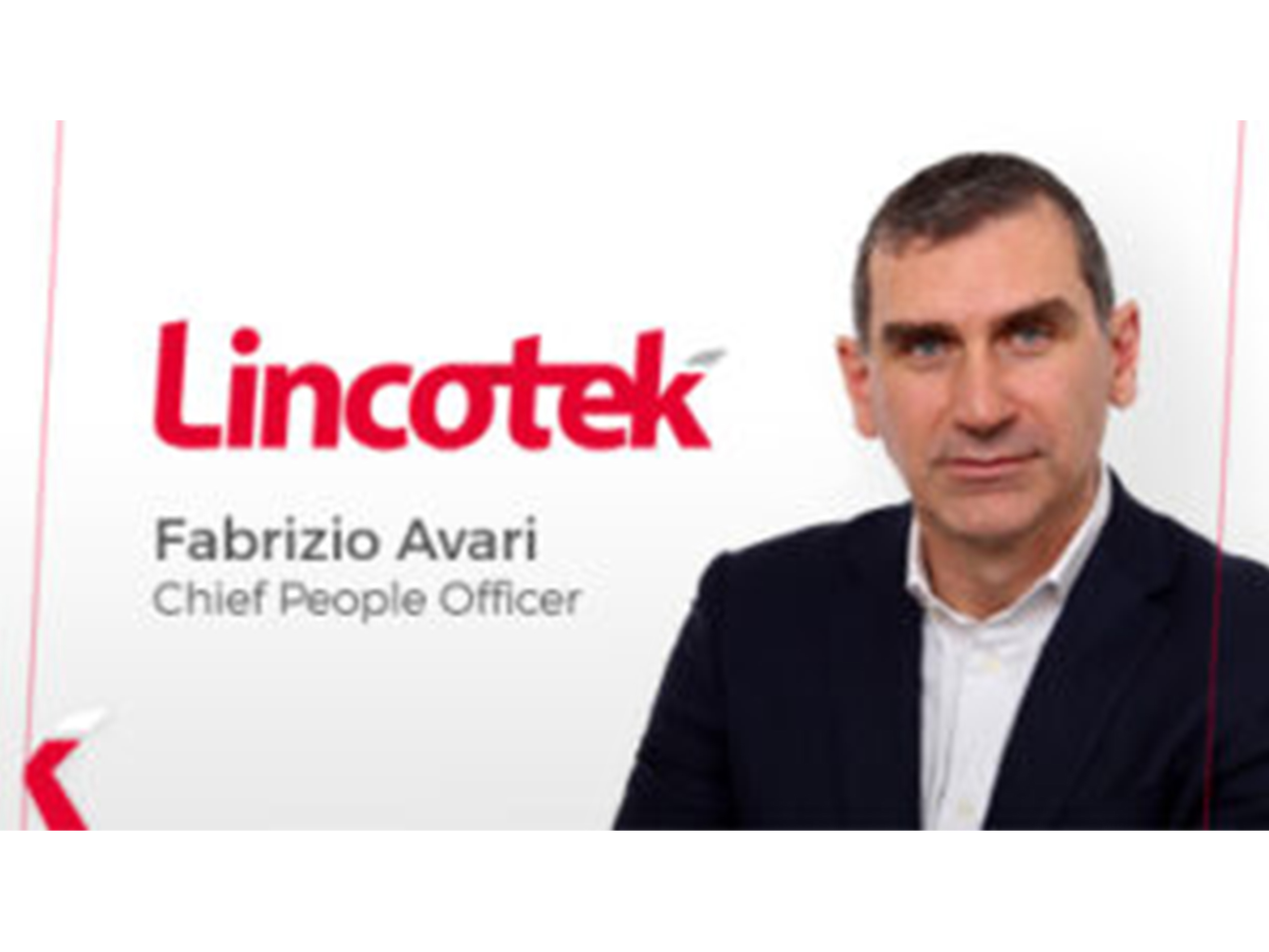 Lincotek任命Fabrizio Avari为集团首席人事官